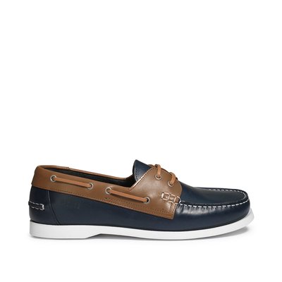 Chaussures bateau en cuir NEW NUBIL AIGLE