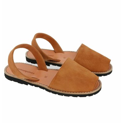 Sandales plates en daim Avarca MINORQUINES
