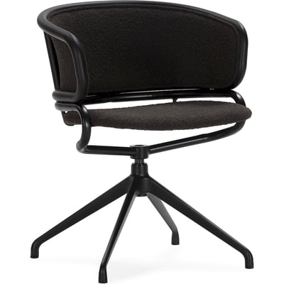 Chaise de bureau en tissu et métal RECOLLECTION
