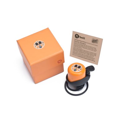 Sonnette Draisienne - Orange Chien Sauvage WISHBONE DESIGN STUDIO