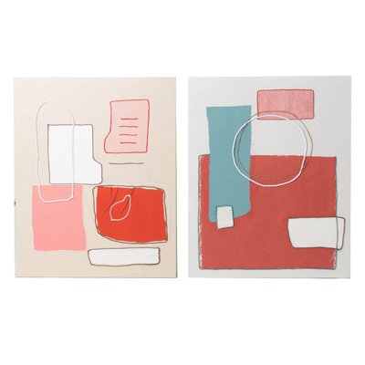 Toiles architecte 80x100 cm (lot de 2) AMADEUS