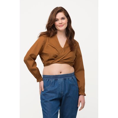Blouse cache-cœur courte ULLA POPKEN