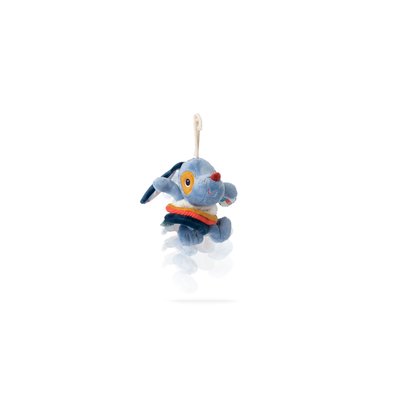 Jules le chien - hochet vibrant - a suspendre - bleu - 15cm LILLIPUTIENS