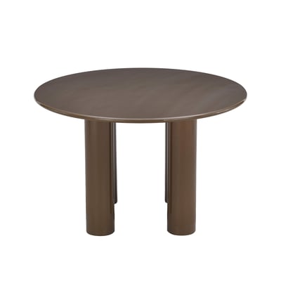 Table de séjour ronde laquée brillante NORI SORELH