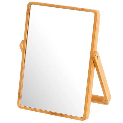 Miroir de maquillage à poser en bambou 20x2x27cm WADIGA
