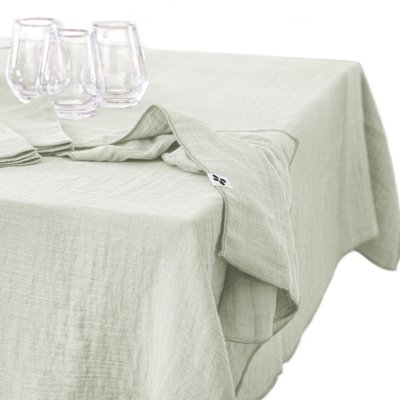 Nappe rectangle gaze de coton Gaia EDEN
