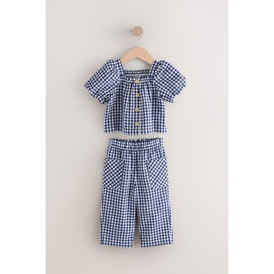 Pantalon et haut vichy ensemble NEXT