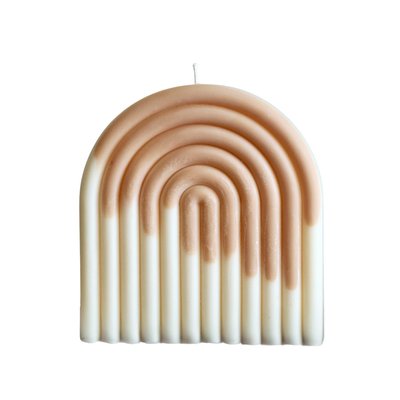 Bougie GRANDE ARCH BICOLORE EKRU