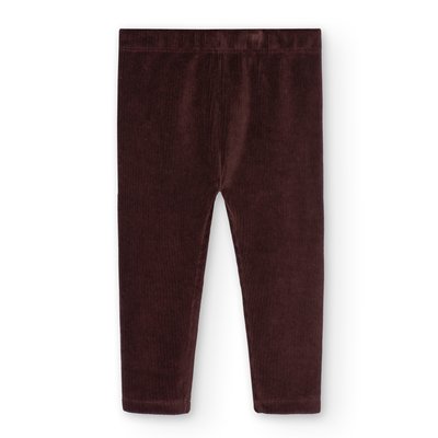 Legging en velours côtelé avec taille élastique BOBOLI