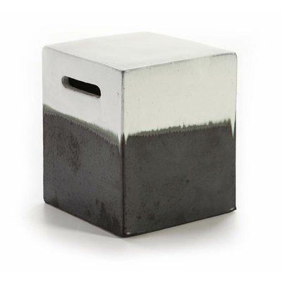 Tabouret en grès carré moderne RECOLLECTION