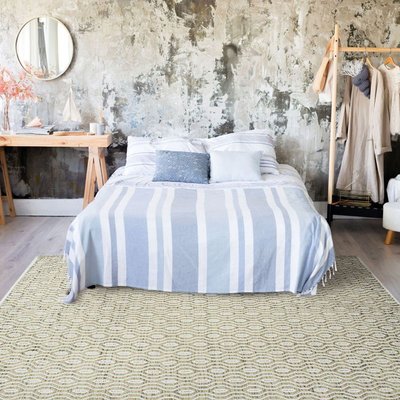 Tapis 100% coton géométrique - THE DECO FACTORY
