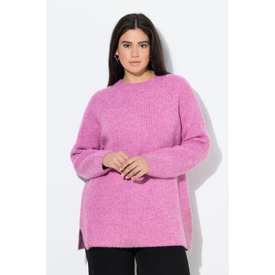 Pull en maille côtelée à col montant ULLA POPKEN