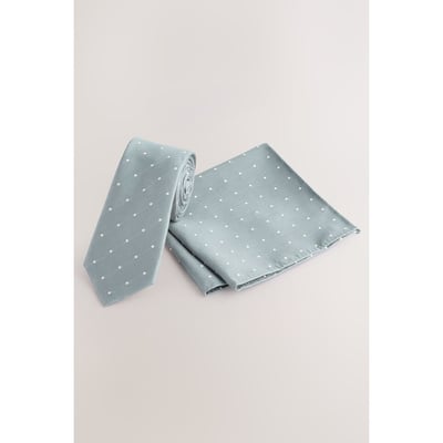 Ensemble pochette et cravate à pois NEXT