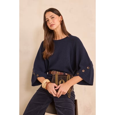 Pull en maille style cape ALYA Maison 123