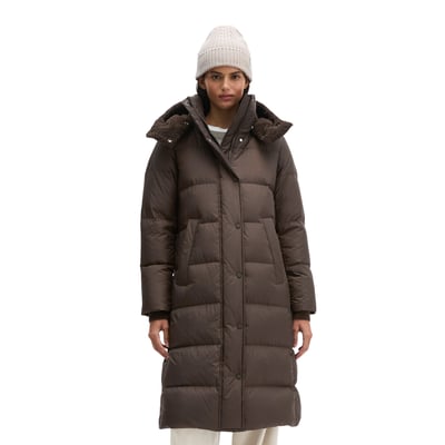 Manteau matelassé en duvet à capuche, coupe régulière avec une surface hydrofuge MARC O'POLO