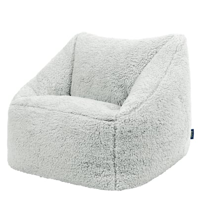 Pouf fauteuil enfant en polaire sherpa - NATALIA ICON