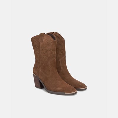 Bottines style cowboy en cuir ALMA EN PENA