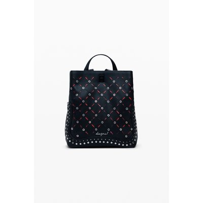 Petit sac à dos ajouré avec clous DESIGUAL