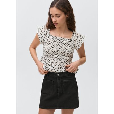 Jupe courte en jean MANGO TEEN