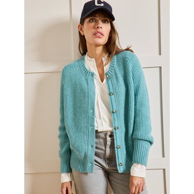 Cardigan avec laine, alpaga et mohair CYRILLUS