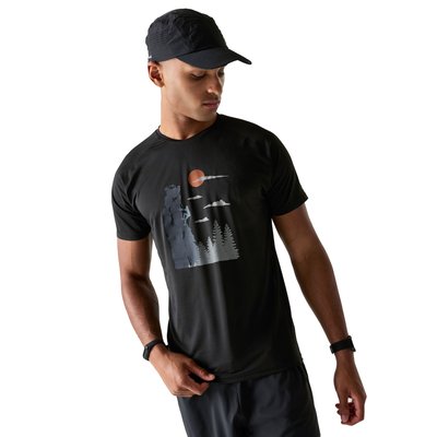T-shirt motif/style escalade en montagne TECH DARE 2B