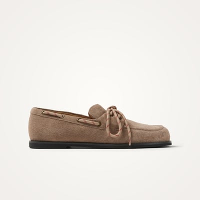Mocassins bateau avec talon plat et bout rond JUNO Moor VANESSA WU