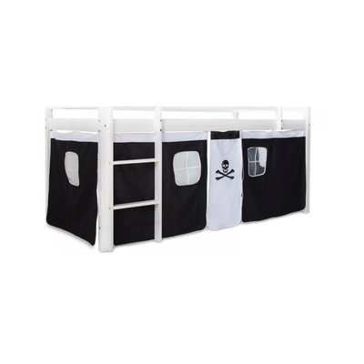 Rideau de lit pour lit mezzanine en coton HOMESTYLE4U