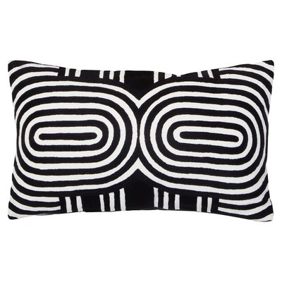 Bosie Ozella Black And White Cushion SO'HOME
