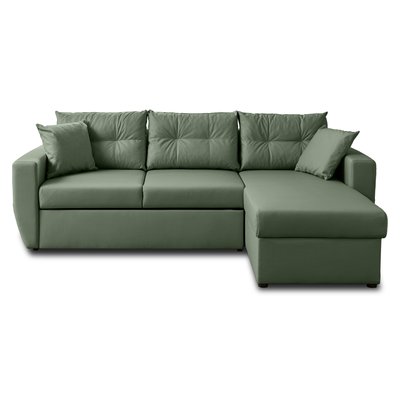 Canapé d'Angle Convertible en Cuir vegan 4 places - ASTORIA LISA DESIGN