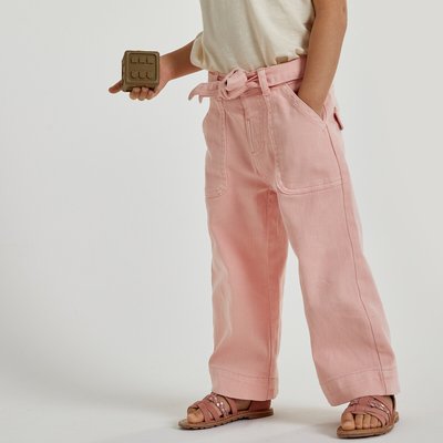 Pantalon large, ceinture à nouer LA REDOUTE COLLECTIONS