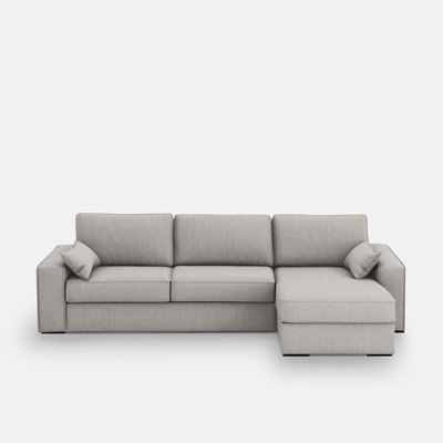 Divano letto angolare cotone/lino, latex Cécilia LA REDOUTE INTERIEURS