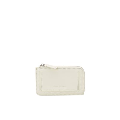Porte-monnaie zippé small en cuir de vache finement grainé MARC O'POLO
