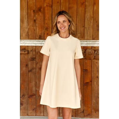 Robe courte droite uni RUOLY LA PETITE ETOILE