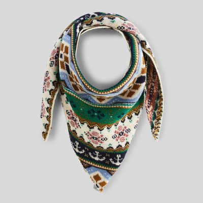 Triangle foulard contenant de la laine MONOPRIX