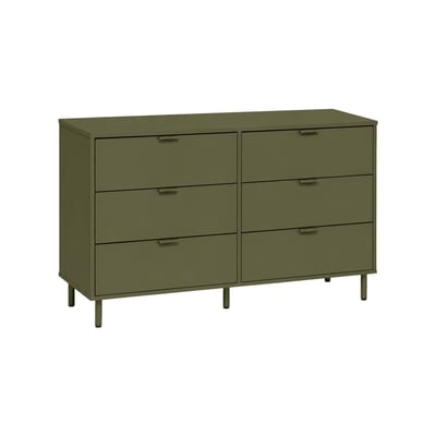 Commode décor bois et métal 6 tiroirs ELLIE SWEEEK