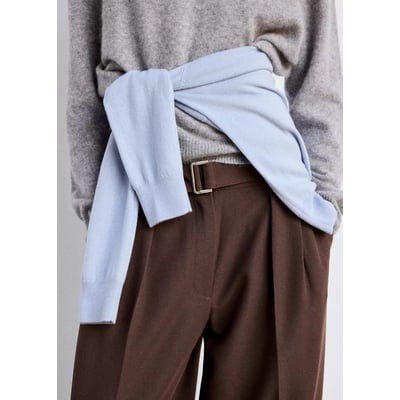 Pantalon wideleg ceinture MANGO