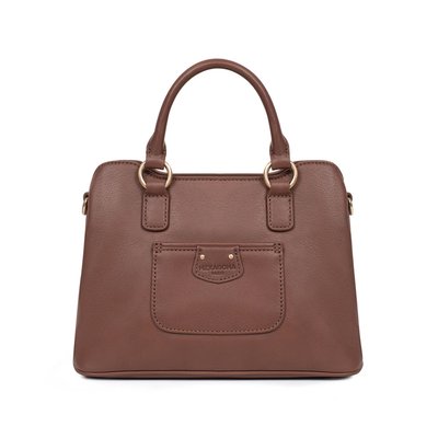 Sac porté main 2 poignées  Cuir PRALINE HEXAGONA