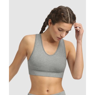 Padded Sports Bra for Moderate Impact DIM SPORT