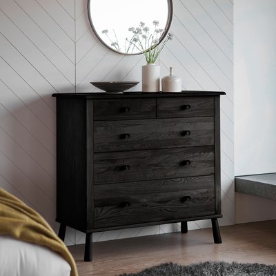 Uttara Scandi Oak 5 Drawer Chest SO'HOME