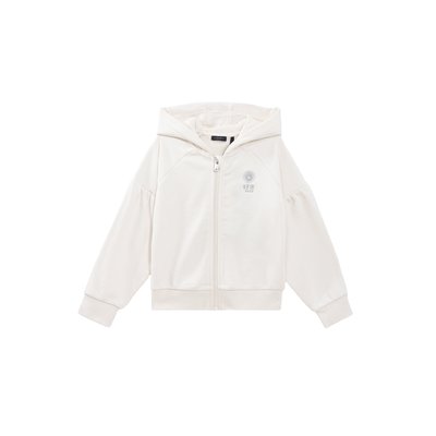Cardigan zippé brodé à capuche IKKS