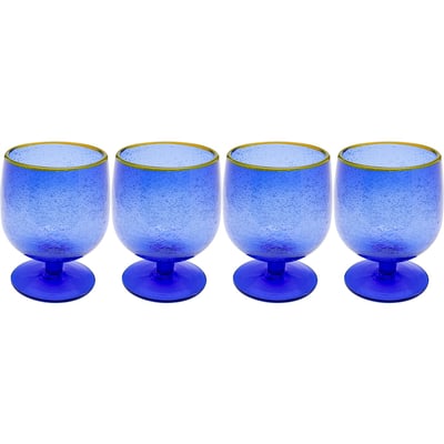 Lot de 4 verres à vin, BUBBLES KARE DESIGN