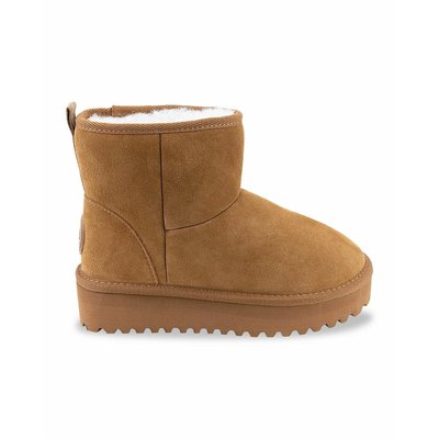 Chilltop Suede Platform Boots with Faux Fur Lining LES TROPEZIENNES PAR M BELARBI