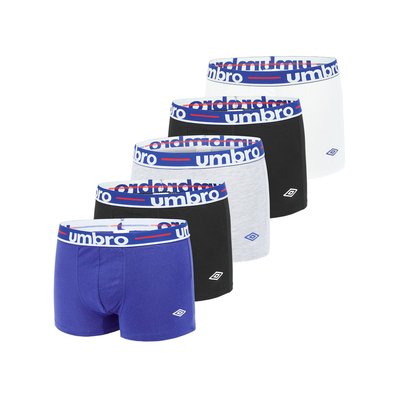 Lot de 5 Boxers coton Class Uni UMBRO