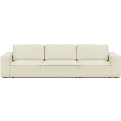 Canapé convertible 5 places en tissu bouclé - HARPER MOD HOMIFAB