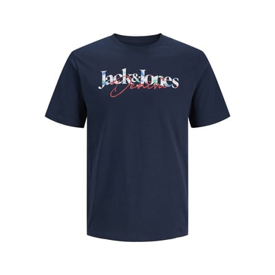 T-shirt manches courtes, col rond, Tom JACK & JONES
