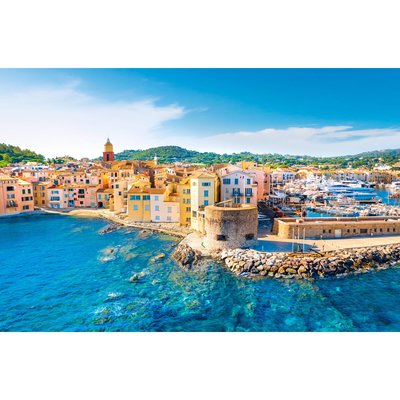 Tableau Sur Toile Bord De Mer À Saint-tropez MER CEANOTHE