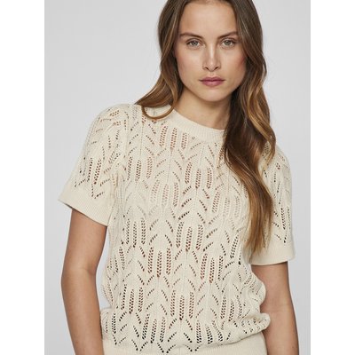 Pull ajouré, col rond VILA