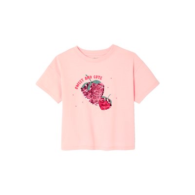 T-shirt motif en sequins VERTBAUDET