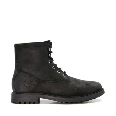 Bottes à lacets en daim texturé - CARD DUNE LONDON