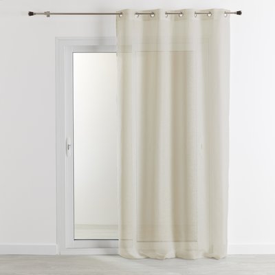 Rideau voilage 100% lin fluide HOME MAISON